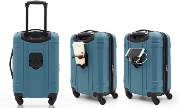 Wrangler Astral Hardside Luggage, Hydro, 20-Inch Carry-On - Image 2